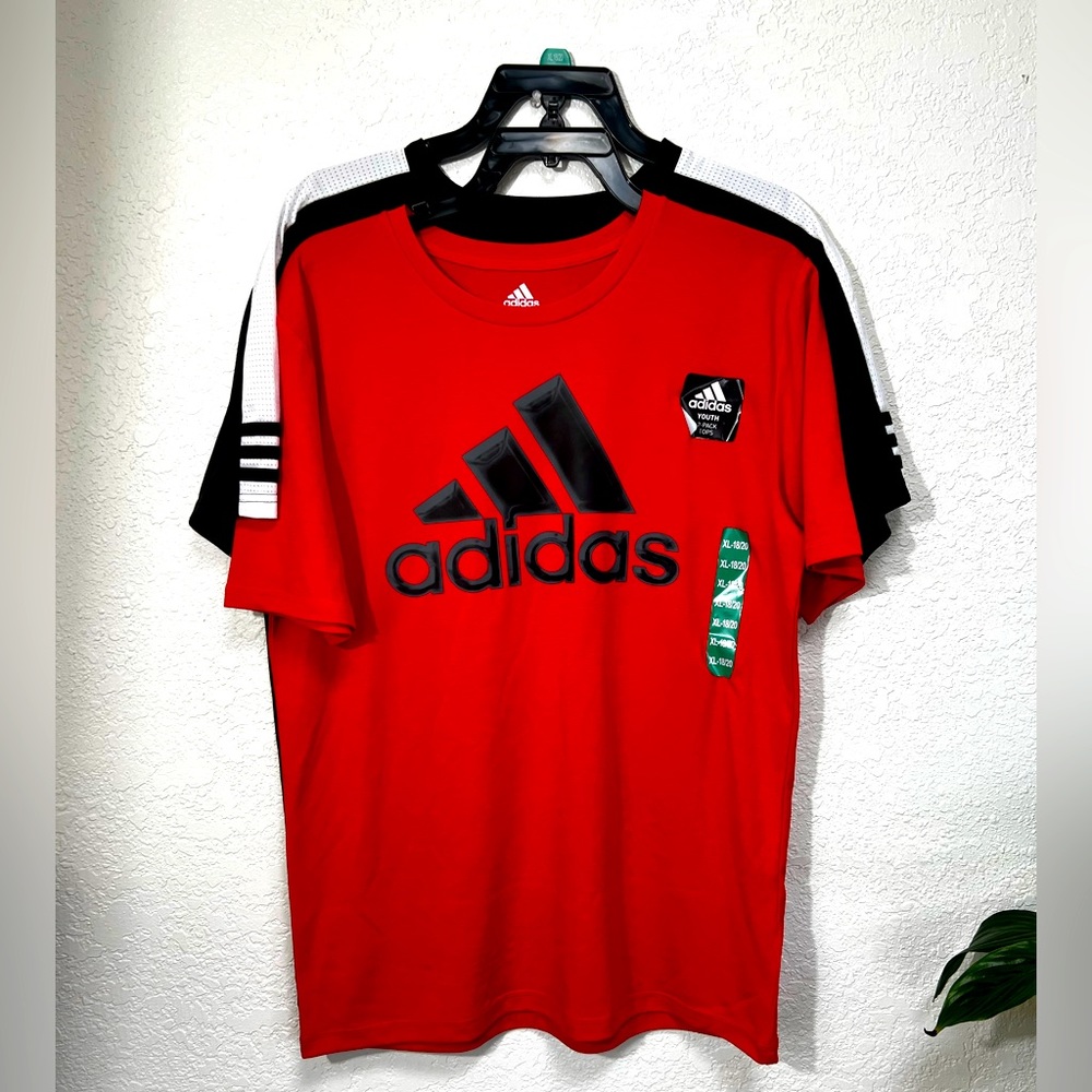 2 Adidas T-shirt For XL (18-20 Y) Brand New